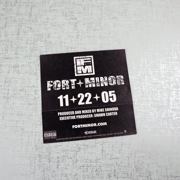 Fort Minor Promo Sticker 2005 Album Cover Mike Shinoda Linkin Park Jay-Z RARE - Picture 6 of 8